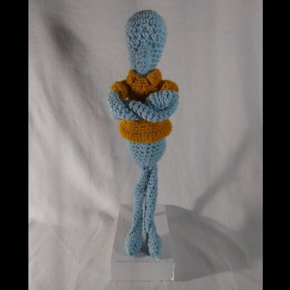Squid/Human Crochet Doll - Picture 1 of 3